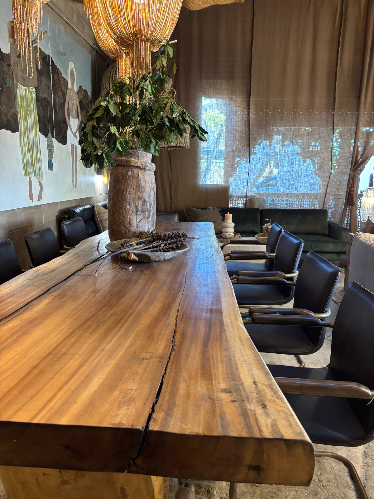 Alessia : Leather Dining Chair Lead