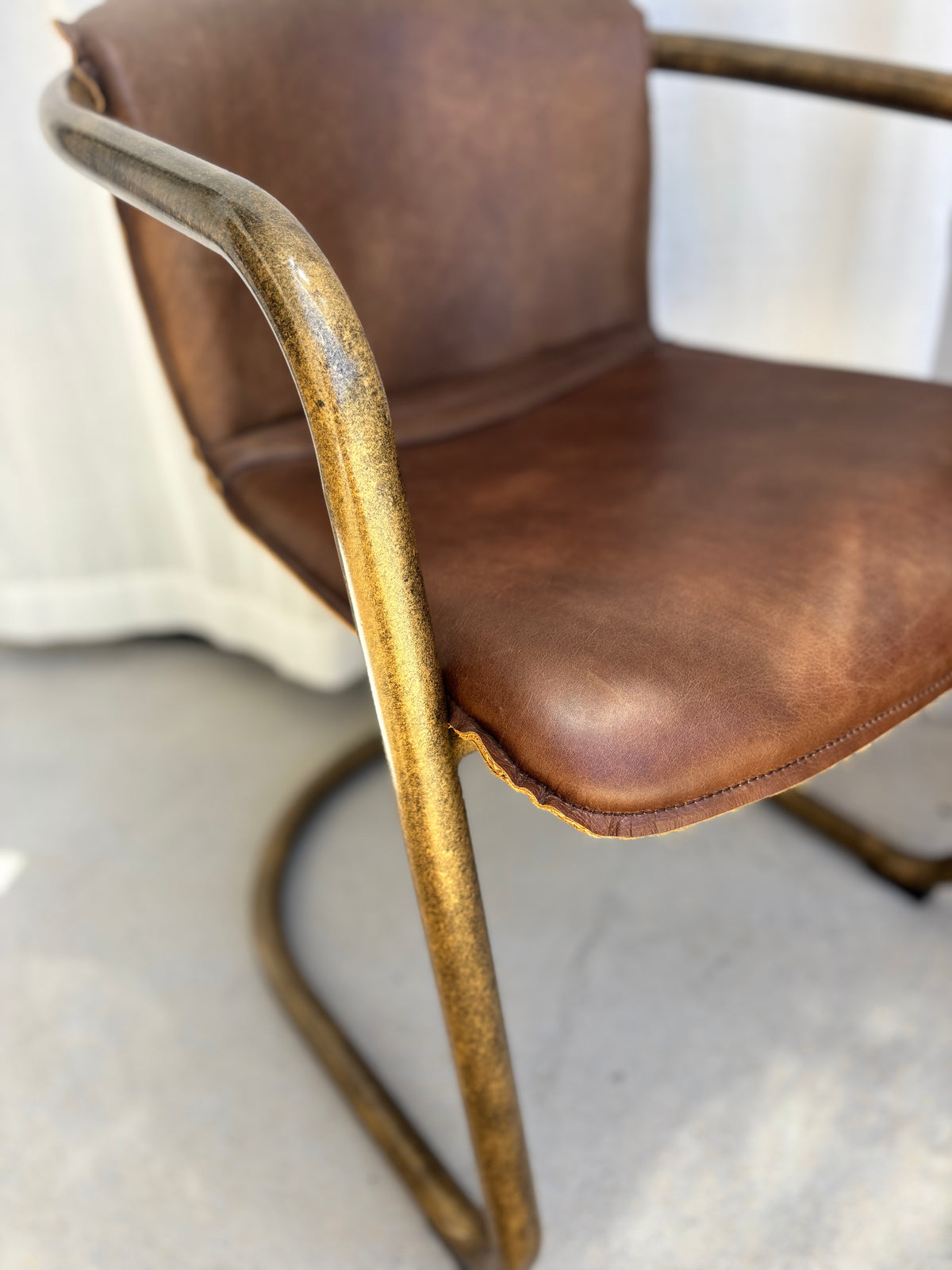Orlando : Leather Dining Chair