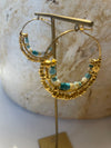 Earrings comedia gold hoops - Mini