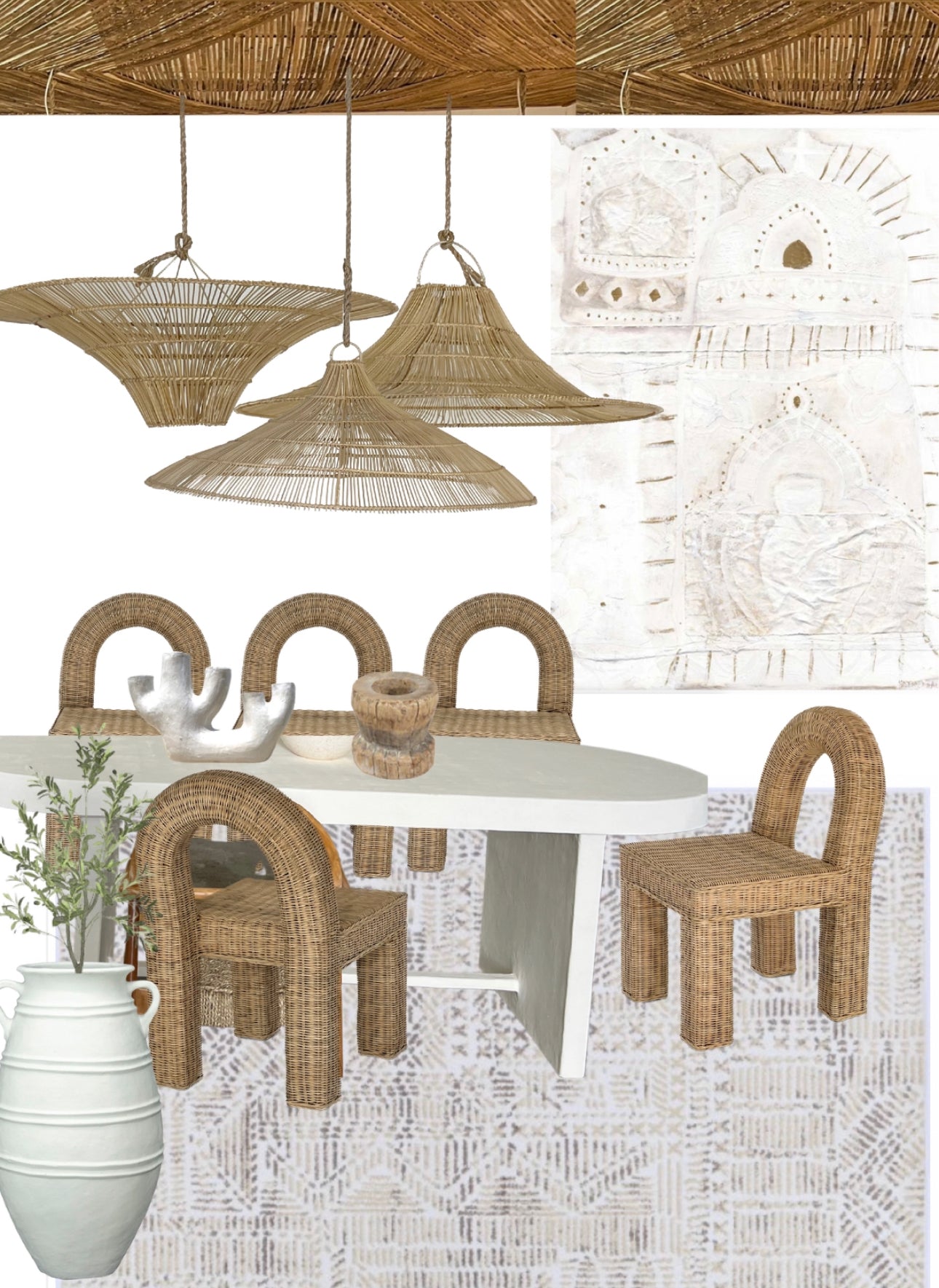 Enam : Resin Dining Table