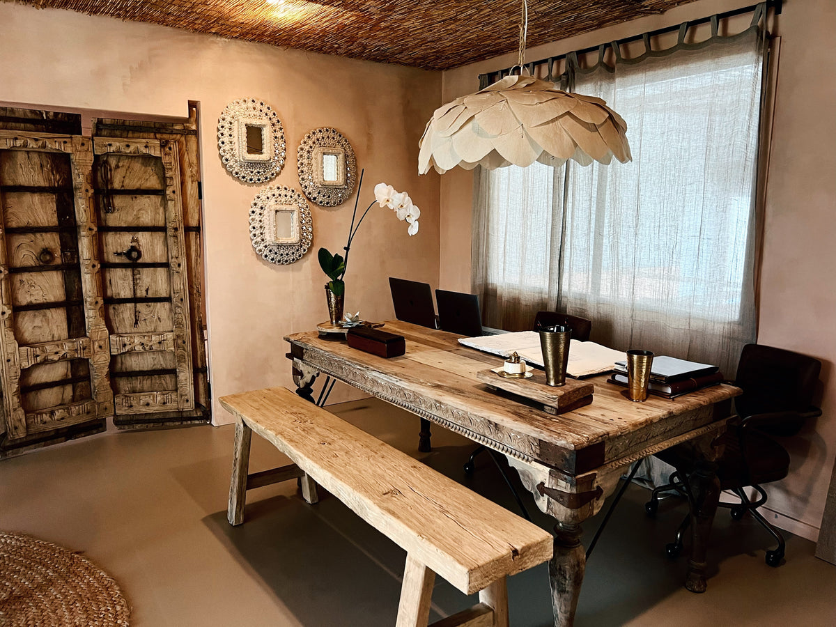 Kapar : Cotton Petal Pendant, 100cm