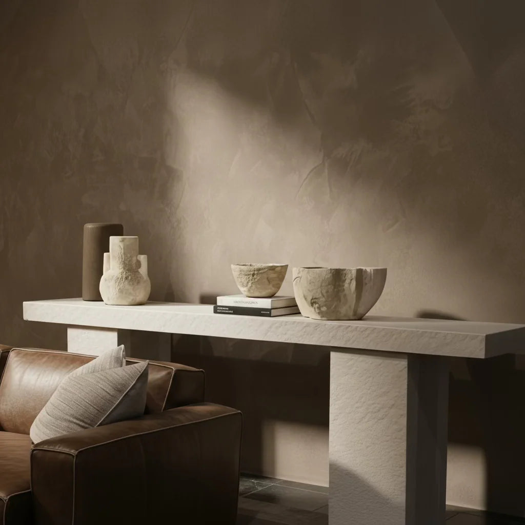 SUMBAN FOSSILIZED CORAL IRREGULAR BOWL NATURAL	38 x 35 x h 20 cm