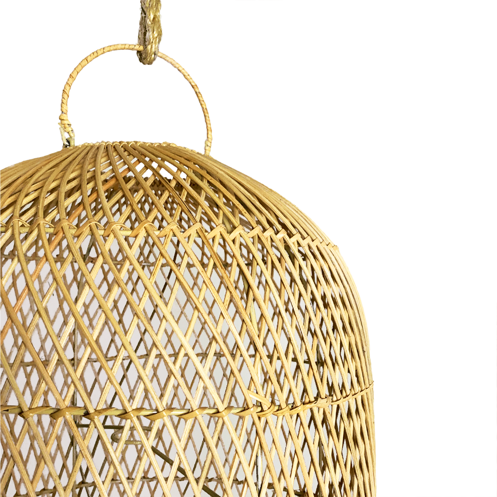 Occi : Rattan Shaggy Pendant, Natural
