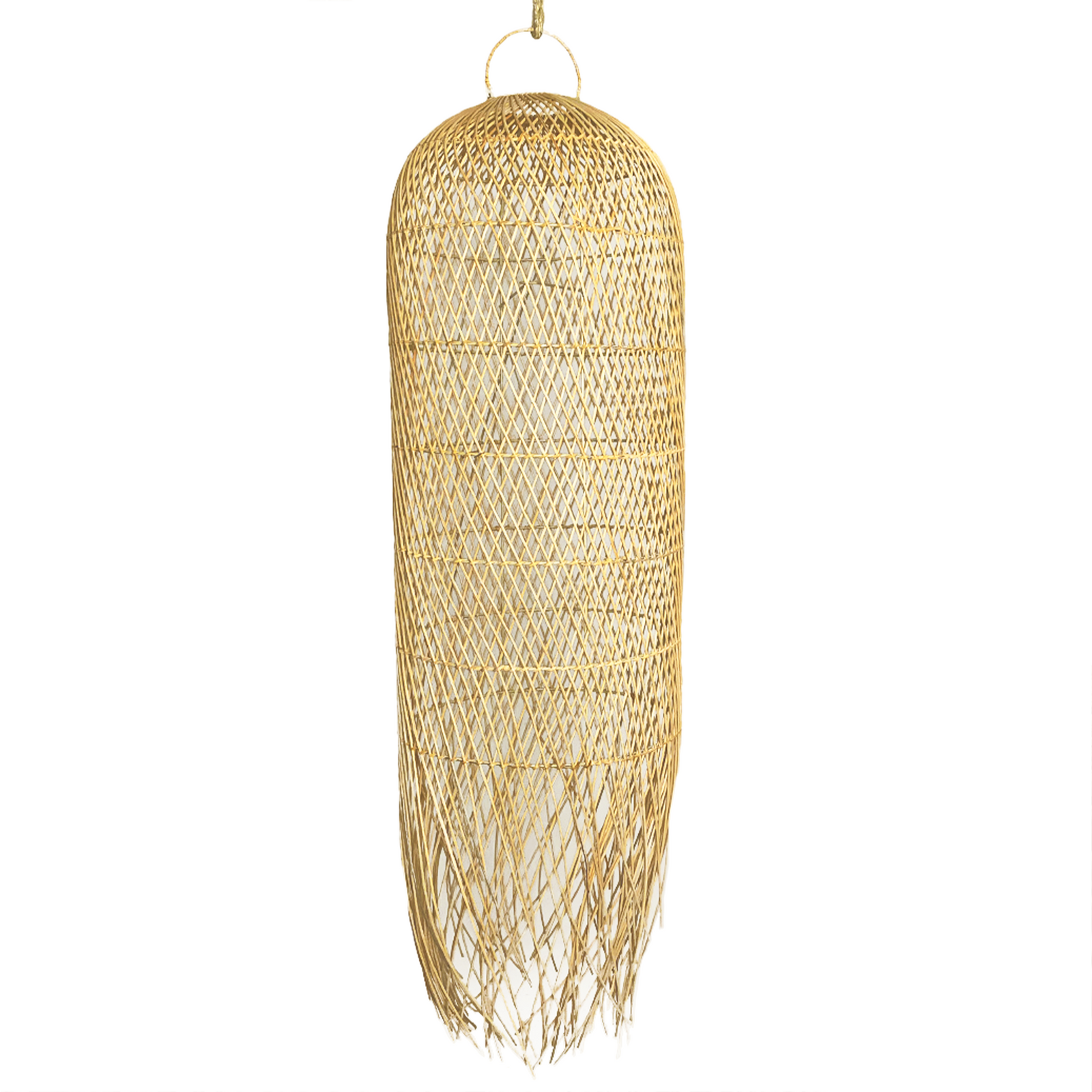 Pucci : Rattan Long Shaggy Pendant, Natural