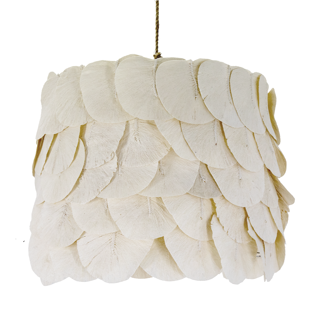 Claudine Petal Drum Pendant Large