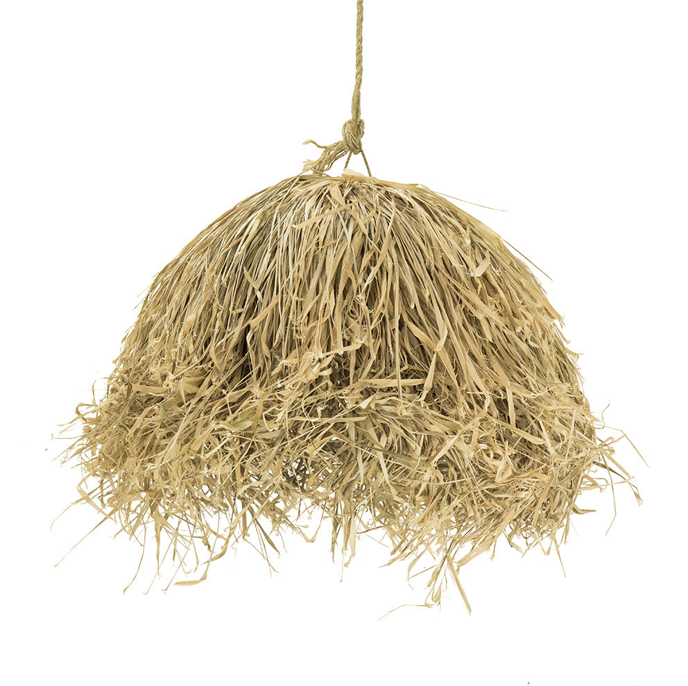 Tumo : Shaggy raffia pendant