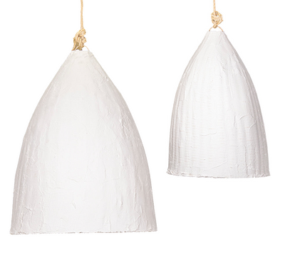 'Chege' Clay Tall Dome Pendant Light, Large