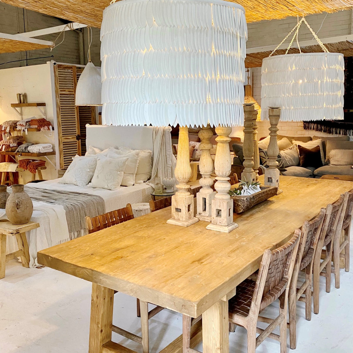 Juma : Wooden Cuttlefish Pendant Light