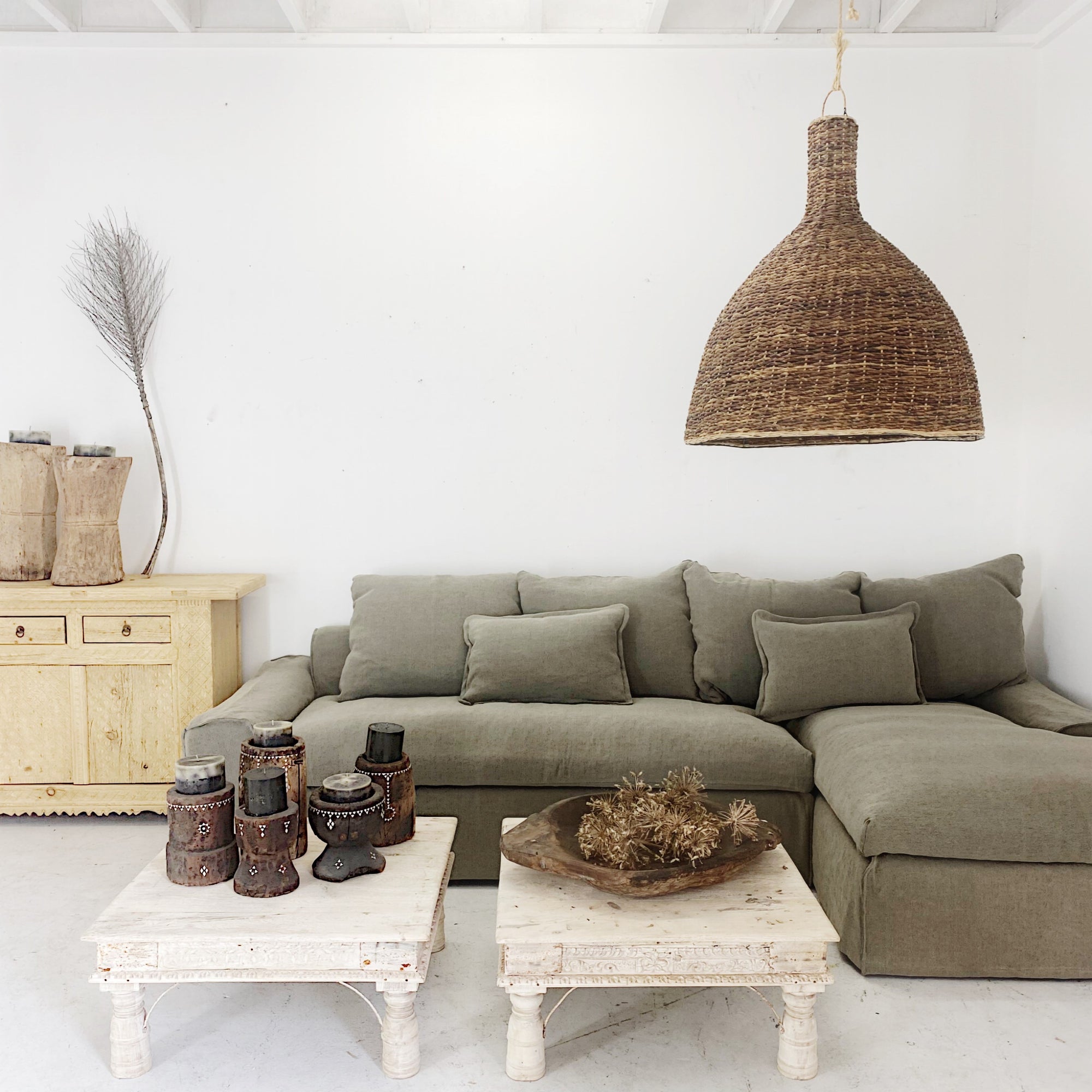 Agung : Banana Fibre Pendant