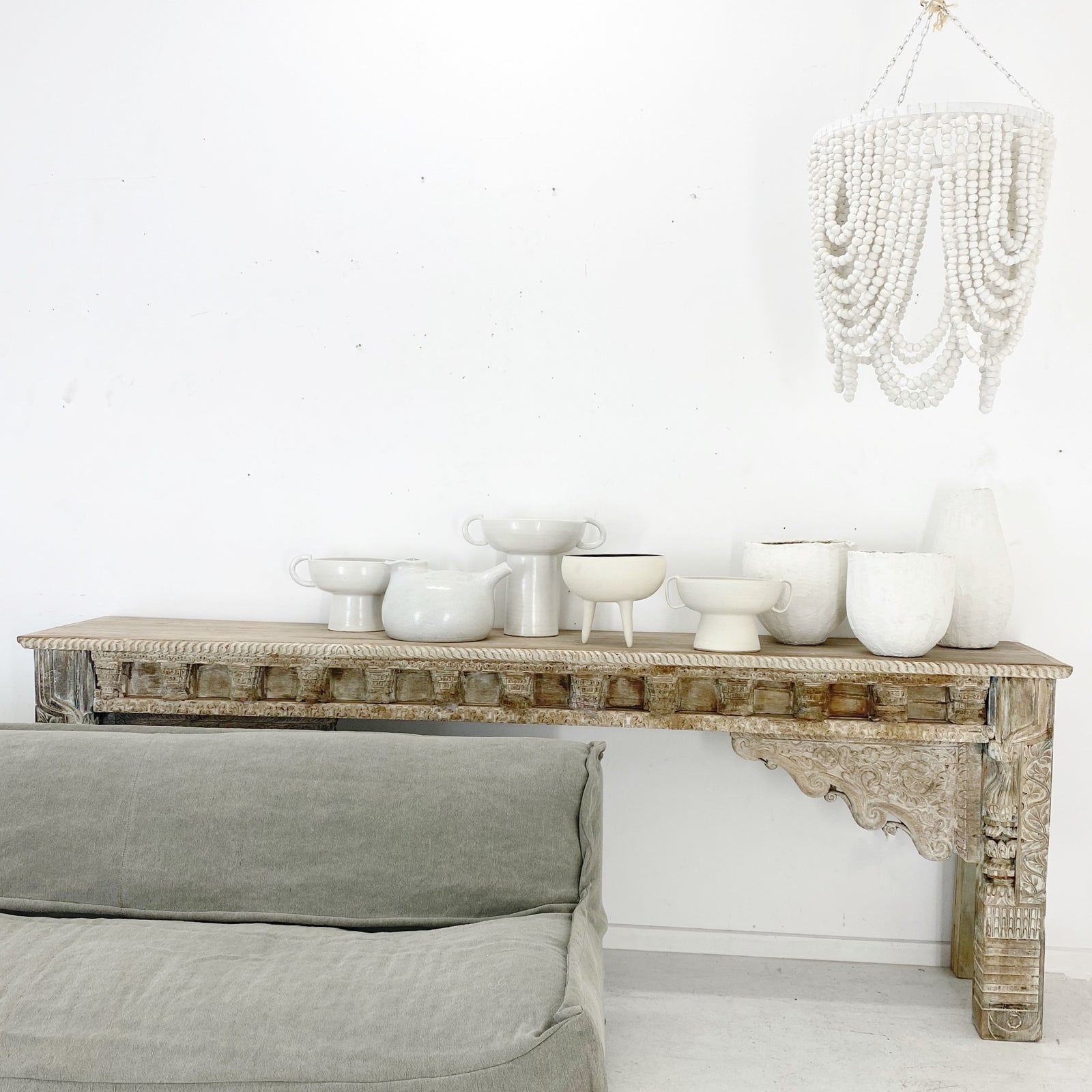 'Ali' Clay Bead Pendant