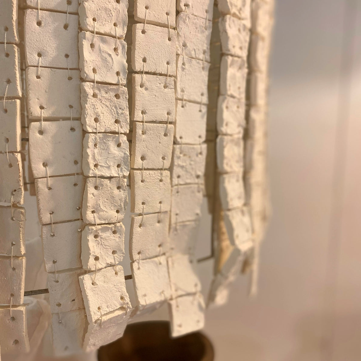 Atieno : Clay Drum Pendant