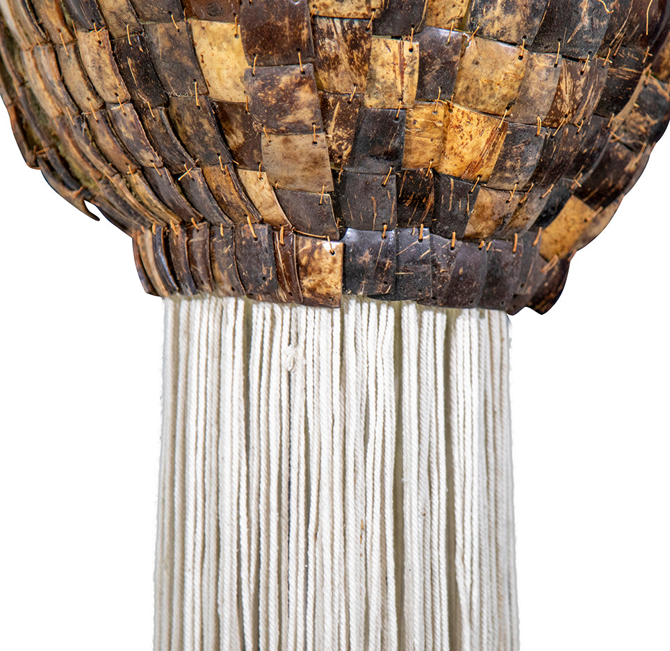 Coconut Shell Bowl Pendant Light
