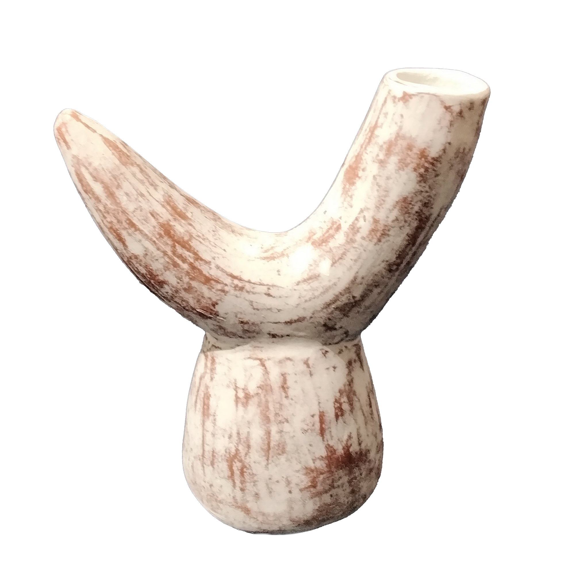 Kurachi : Candleholder, Whitewashed