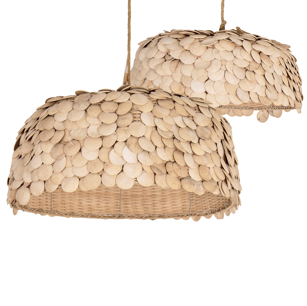 Sera : Coconut Dome Disc Light, Small.