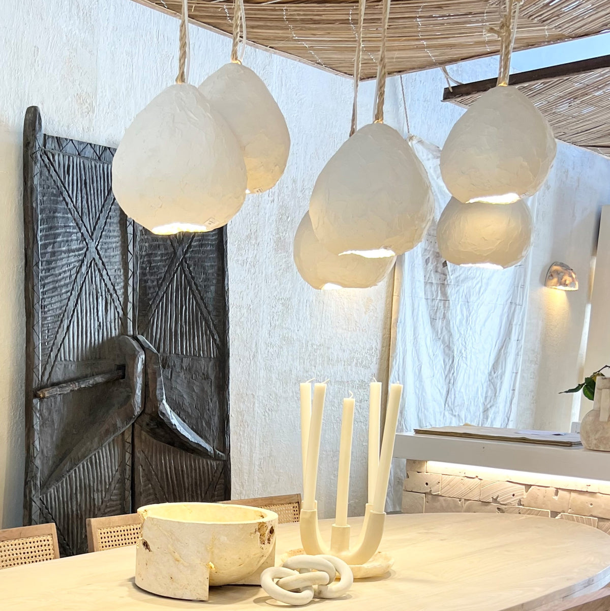 Okeshi : Wooden Naga Door Set