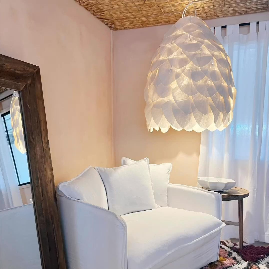 'Milana' Cotton Petal Pendant