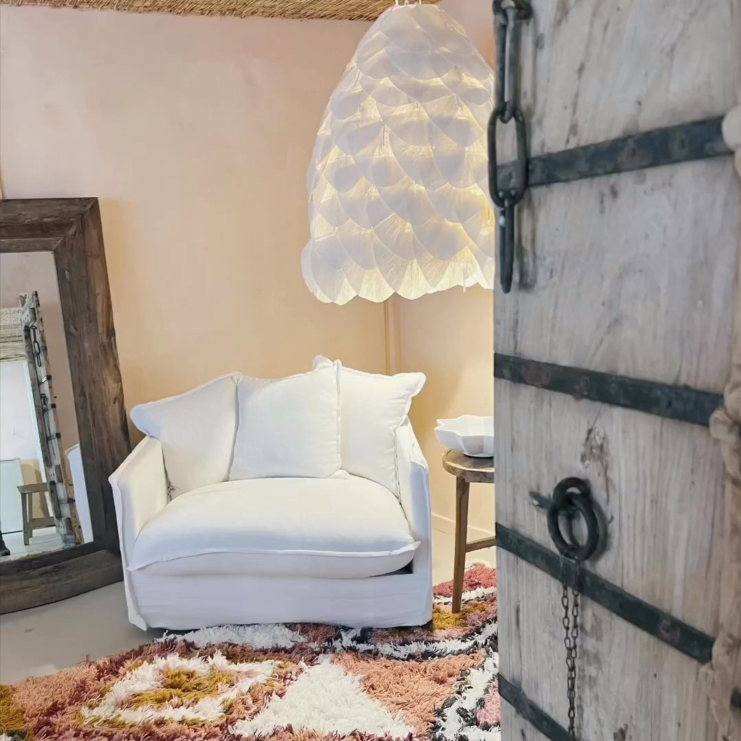 'Milana' Cotton Petal Pendant