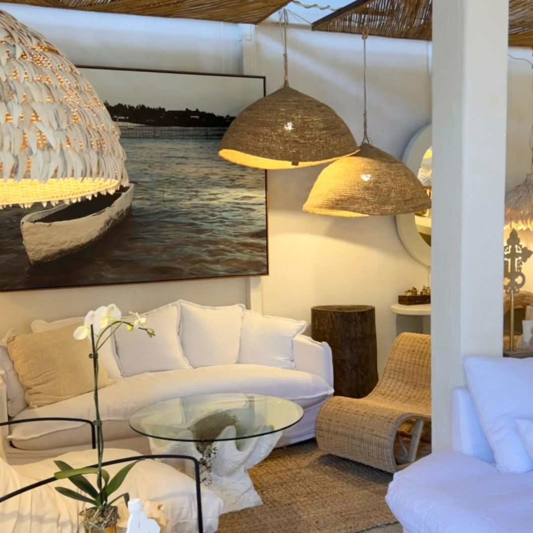 Bulan : Sisal pendant