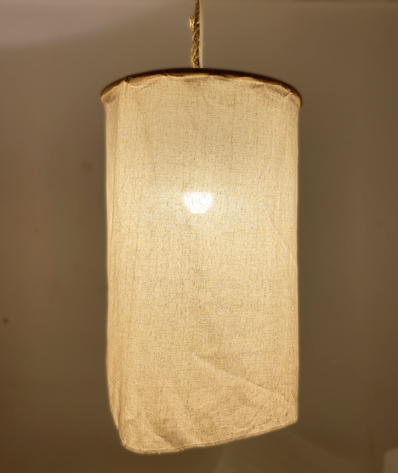 Hanging drum online lamp