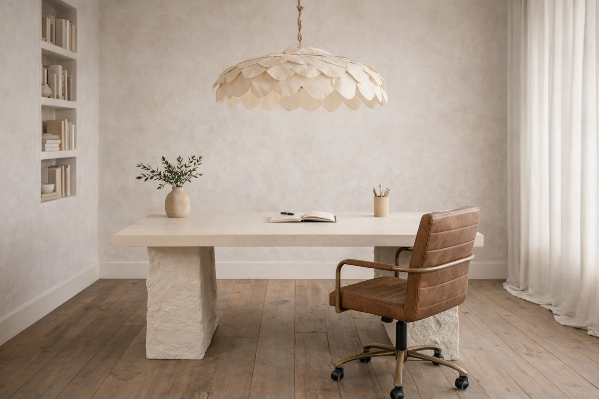 Rocco Antique Leather Office Chair