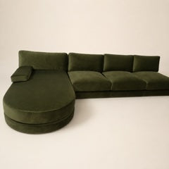 Sofa: Lolita : Chaise Lounge | DIVASO (OLIVE)