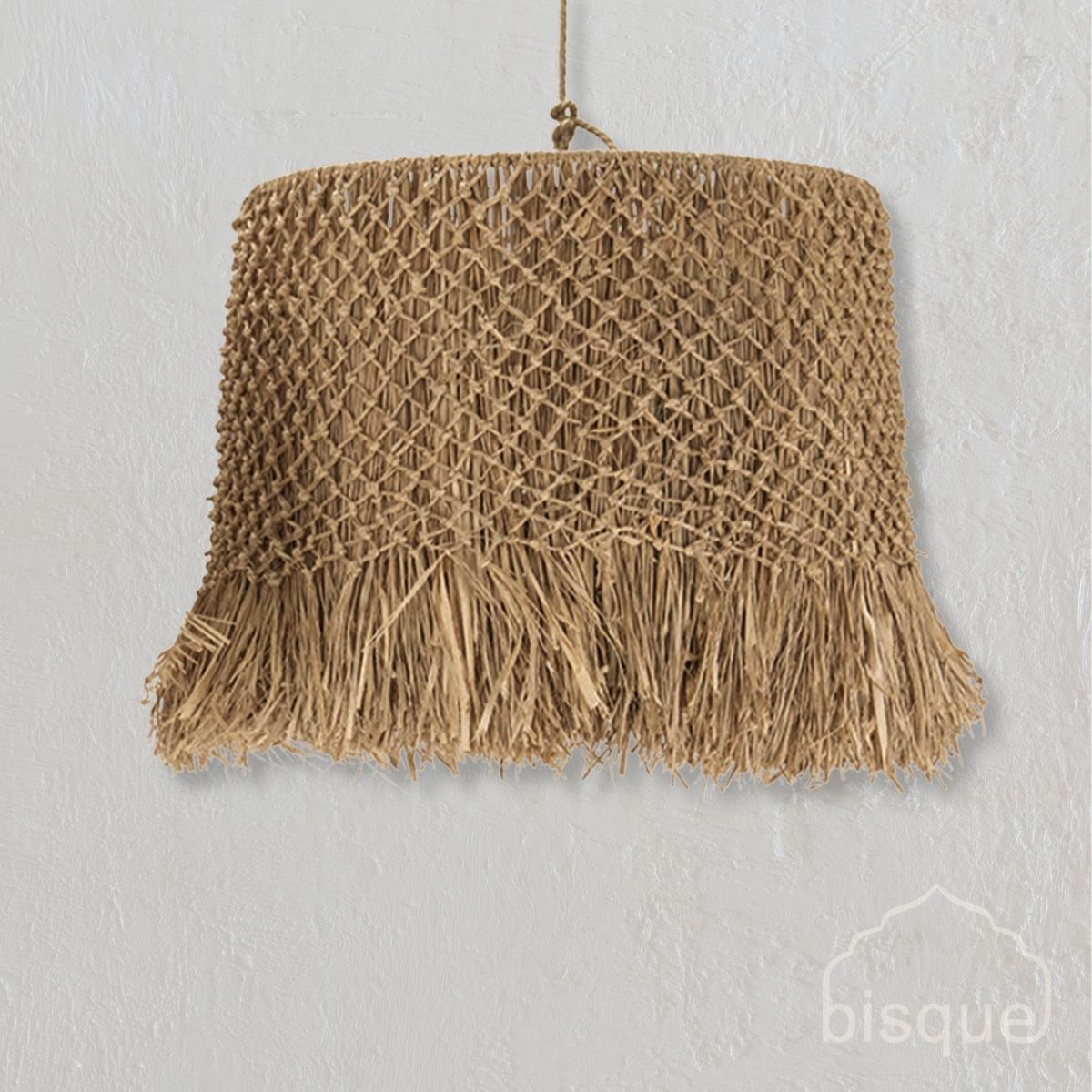 Laisa : Raffia Pendant Light