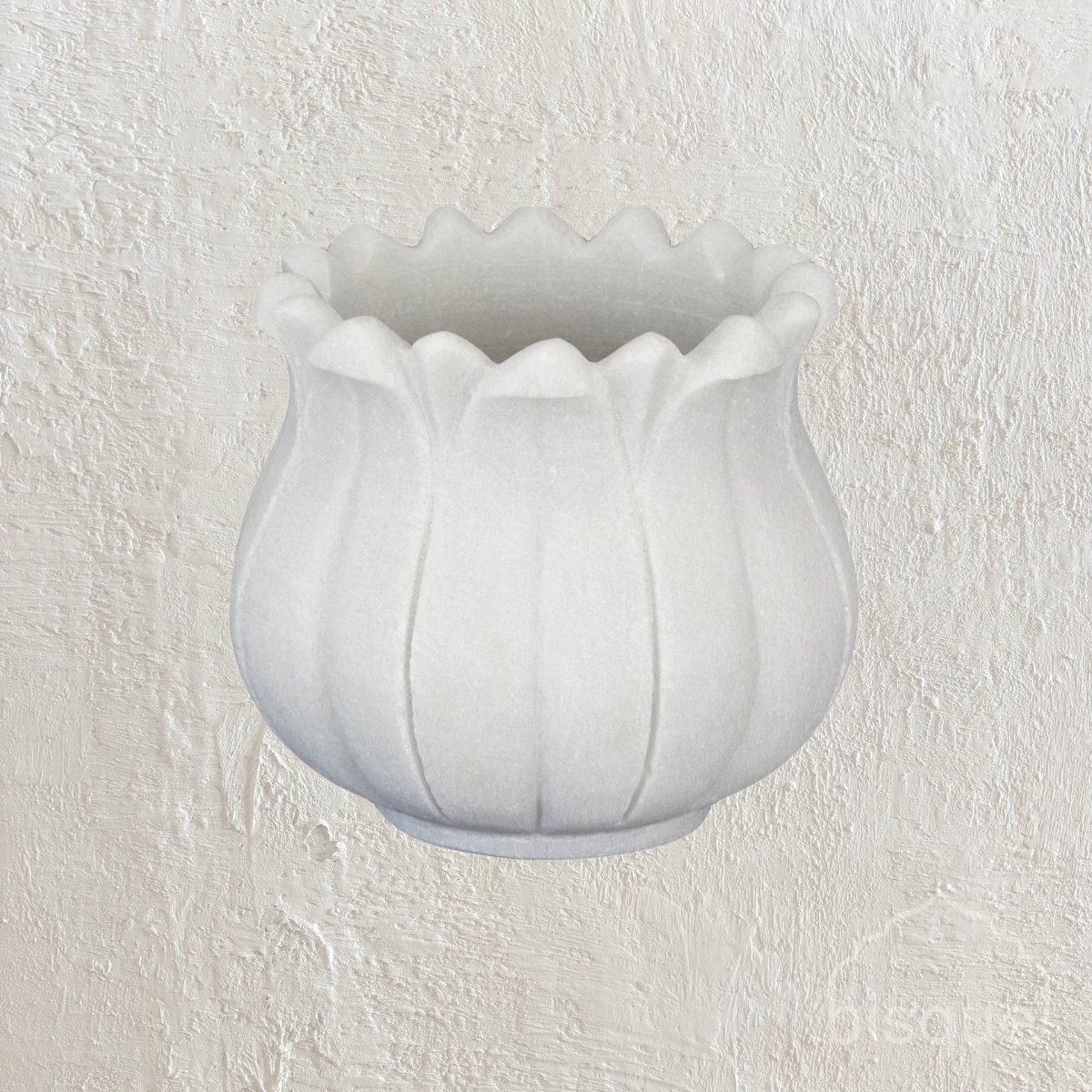 Lofa : Marble Lotus Flower Bowl