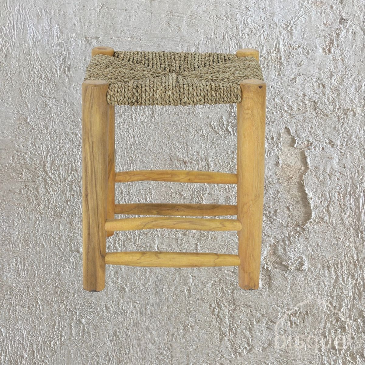 Susal : Low Seagrass Stool, Natural