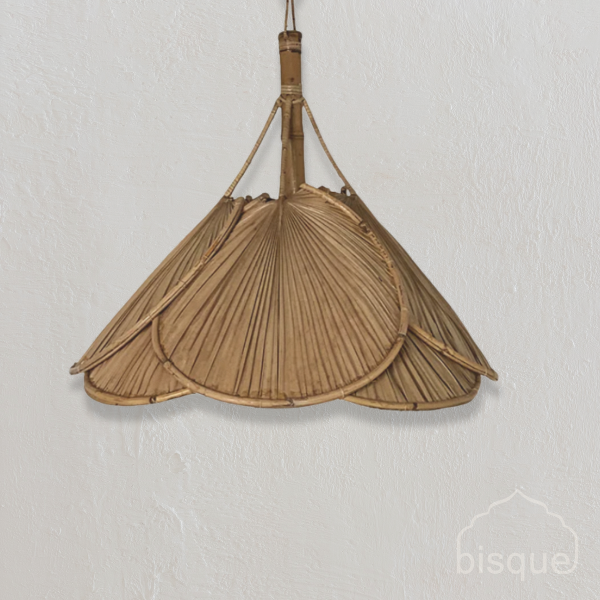 Lweendo Bamboo Fan Pendant Light