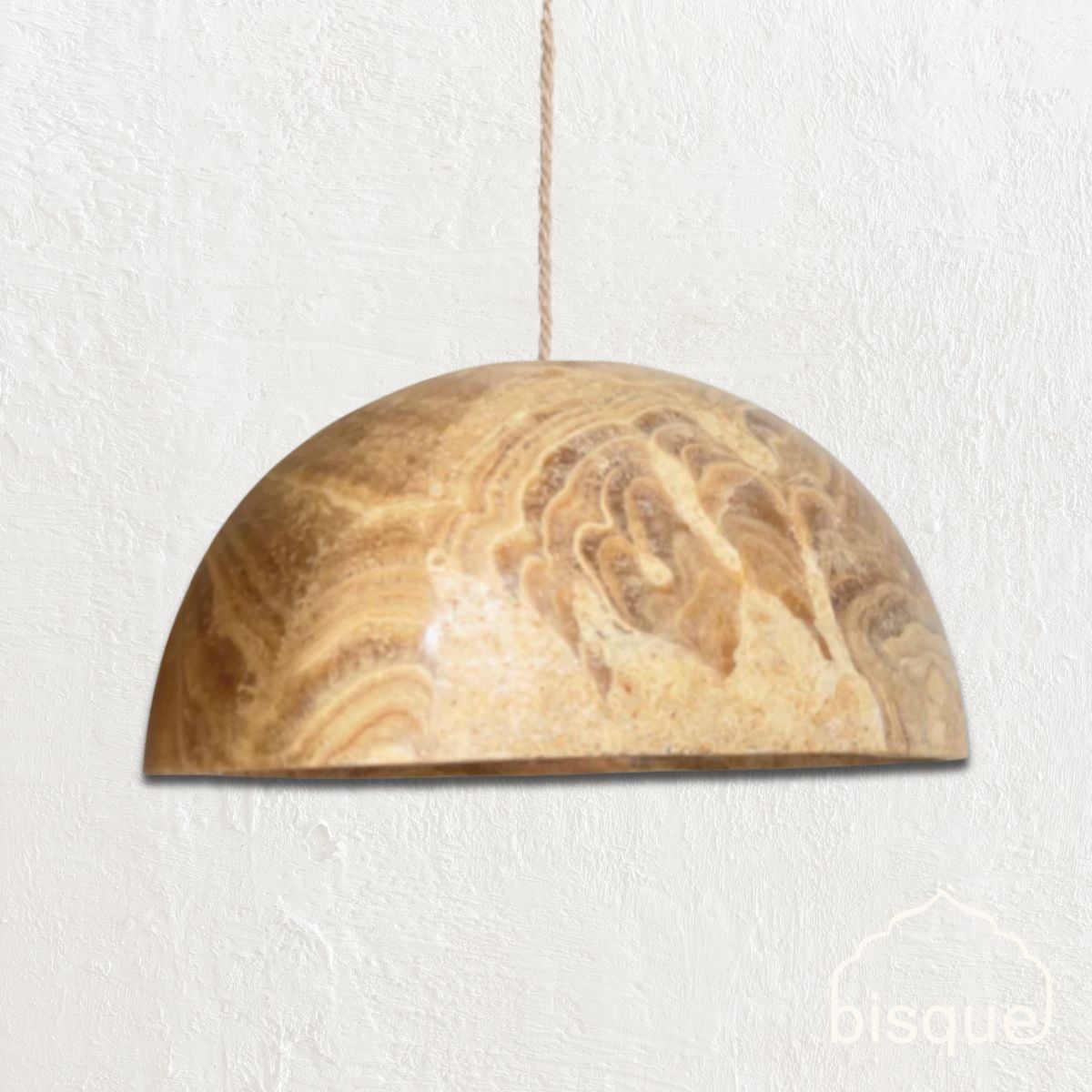 Shumba : Onyx polished pendant lamp