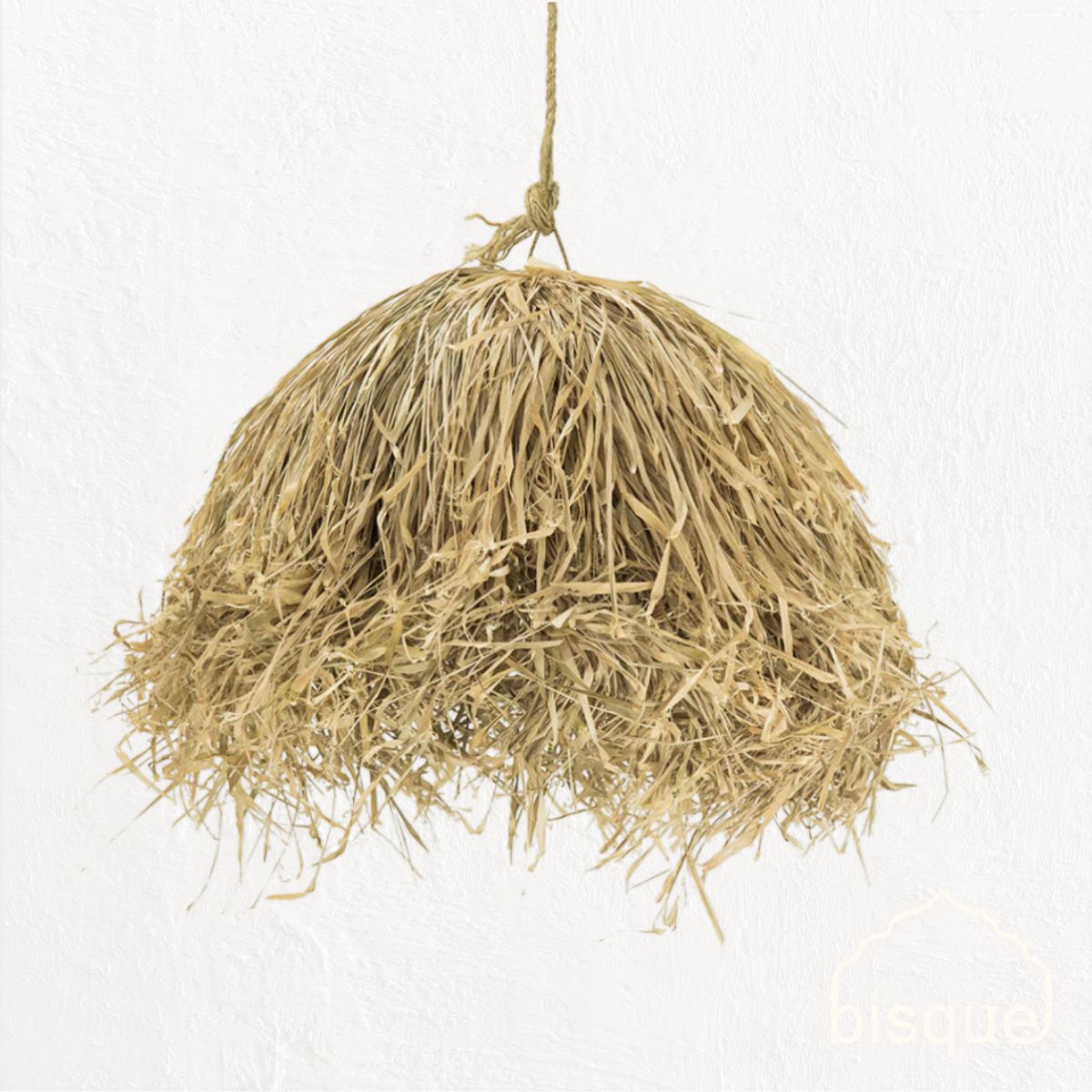 Tumo : Shaggy raffia pendant