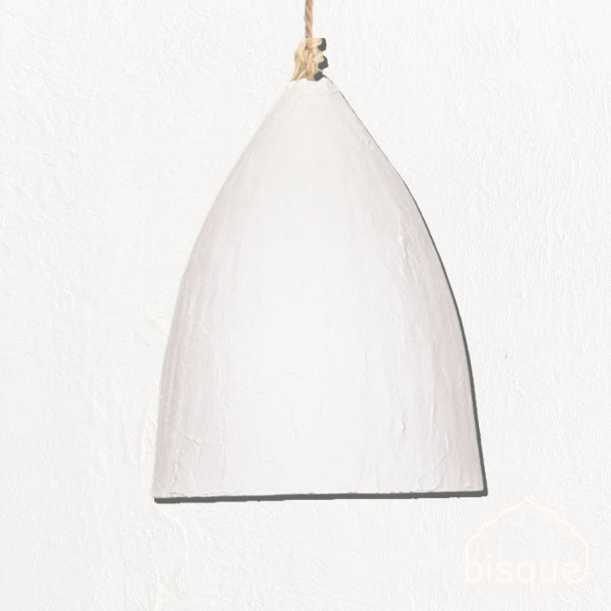 'Chege' Clay Tall Dome Pendant Light, Small