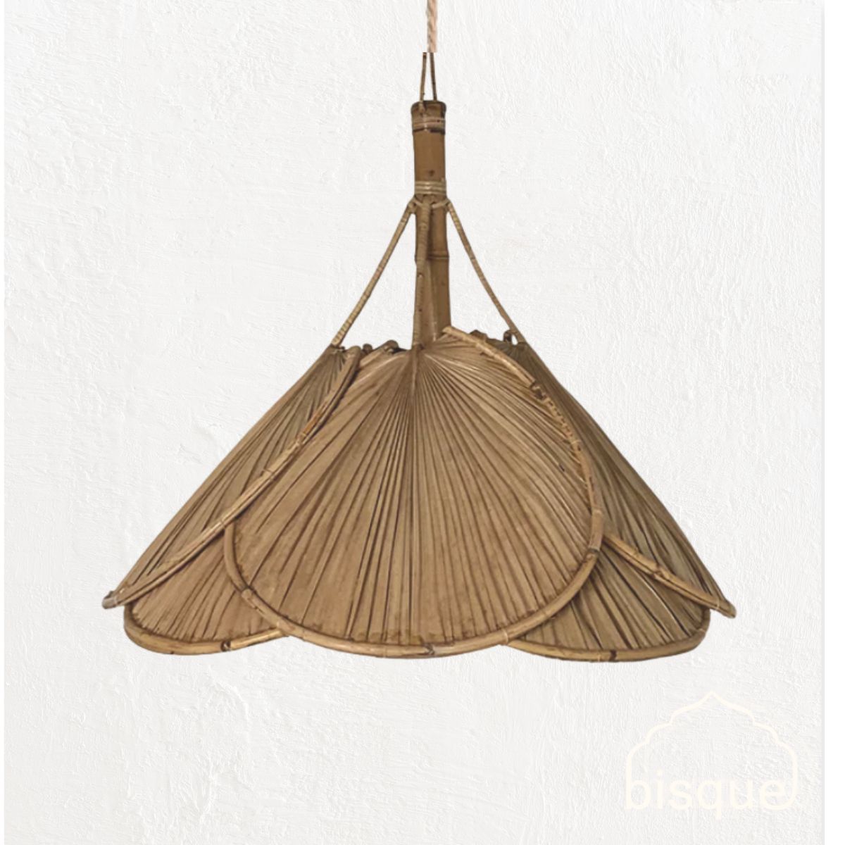 Lweendo Bamboo Fan Pendant Light