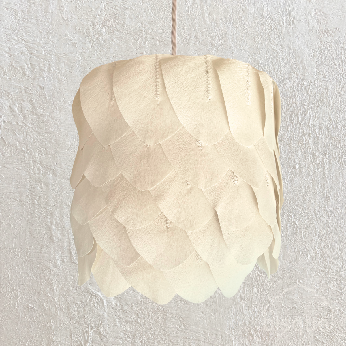 'Claudine' Petal Drum Pendant, Small