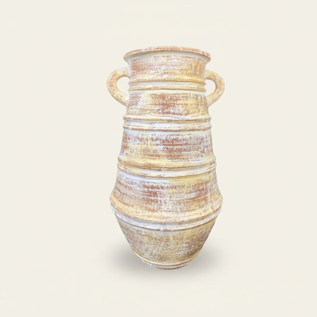 Gikuya : Double handle Terracotta Vase