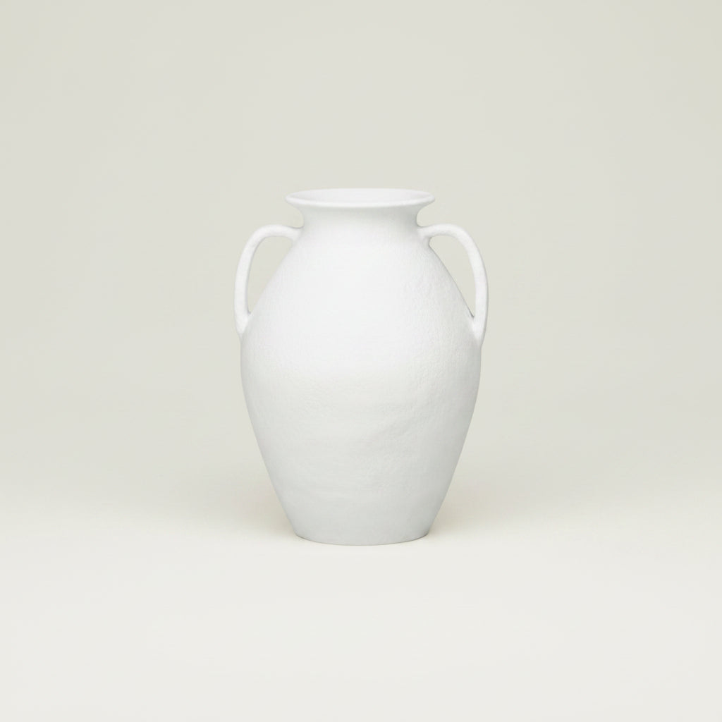 Hydra : Terracotta Pot, White