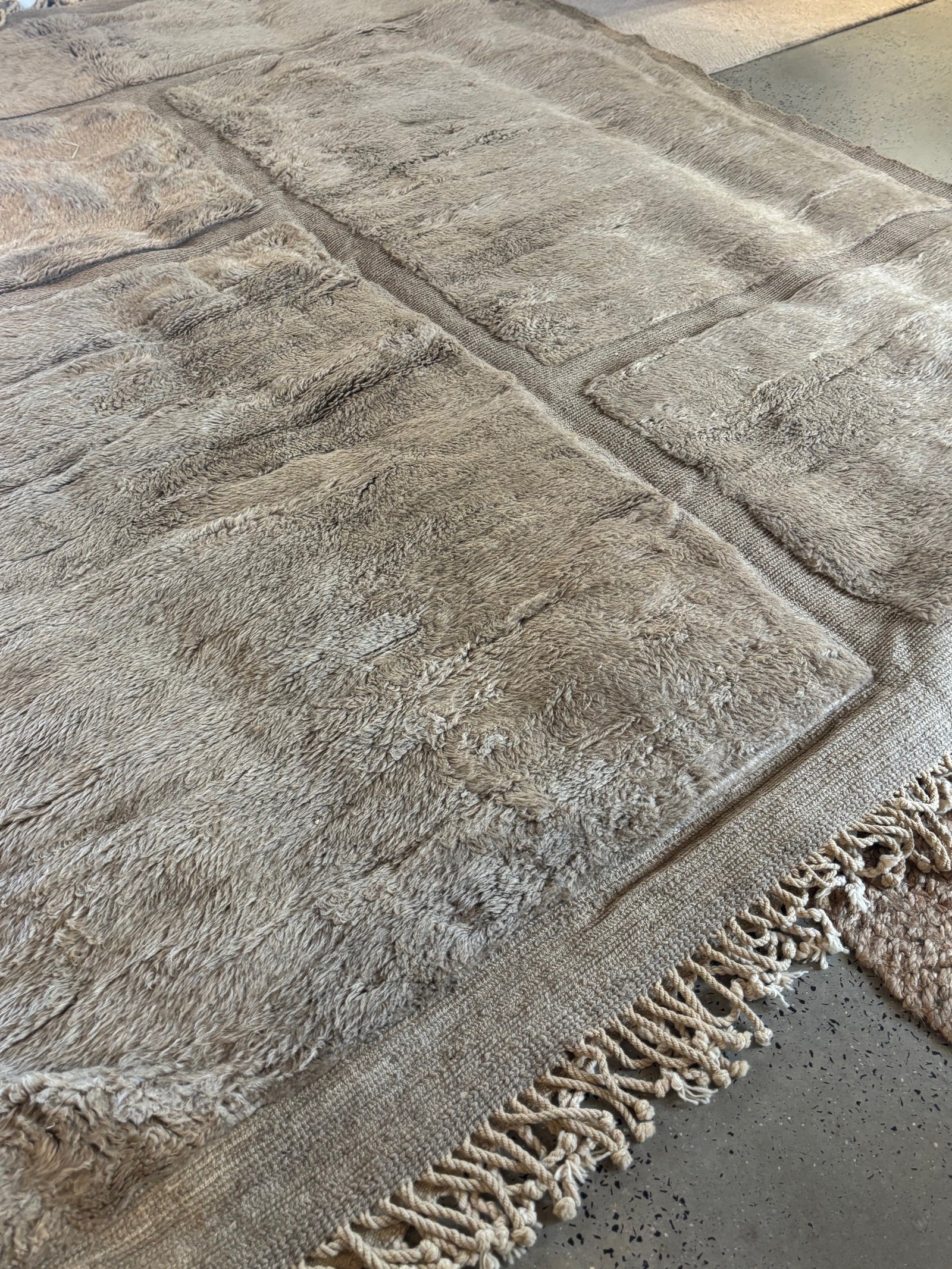 Rabat : Moroccan Rug, Taupe, Large