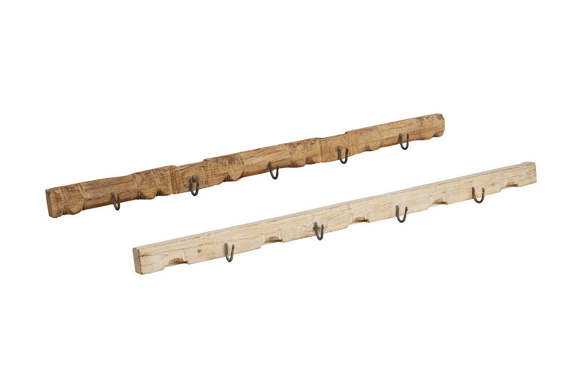 Utility Hooks : Erajh : Antique Carved Timber |