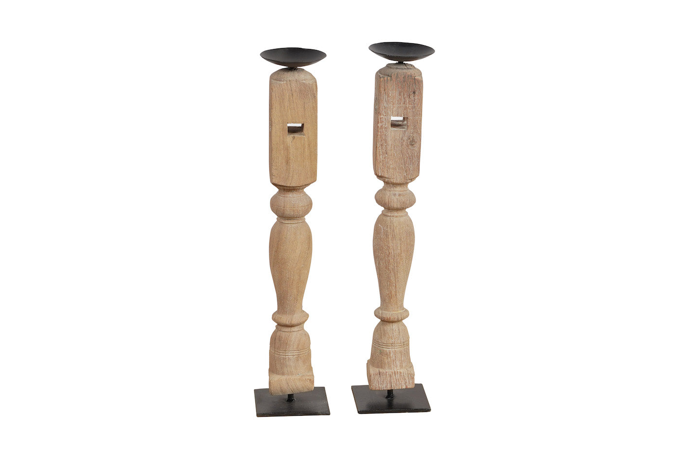 Oshan Wooden Candle Stand