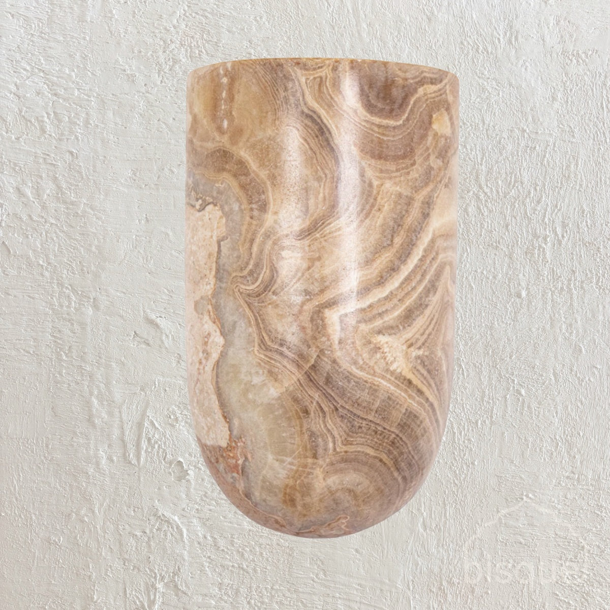 Astria : Polished Onyx Wall Sconce