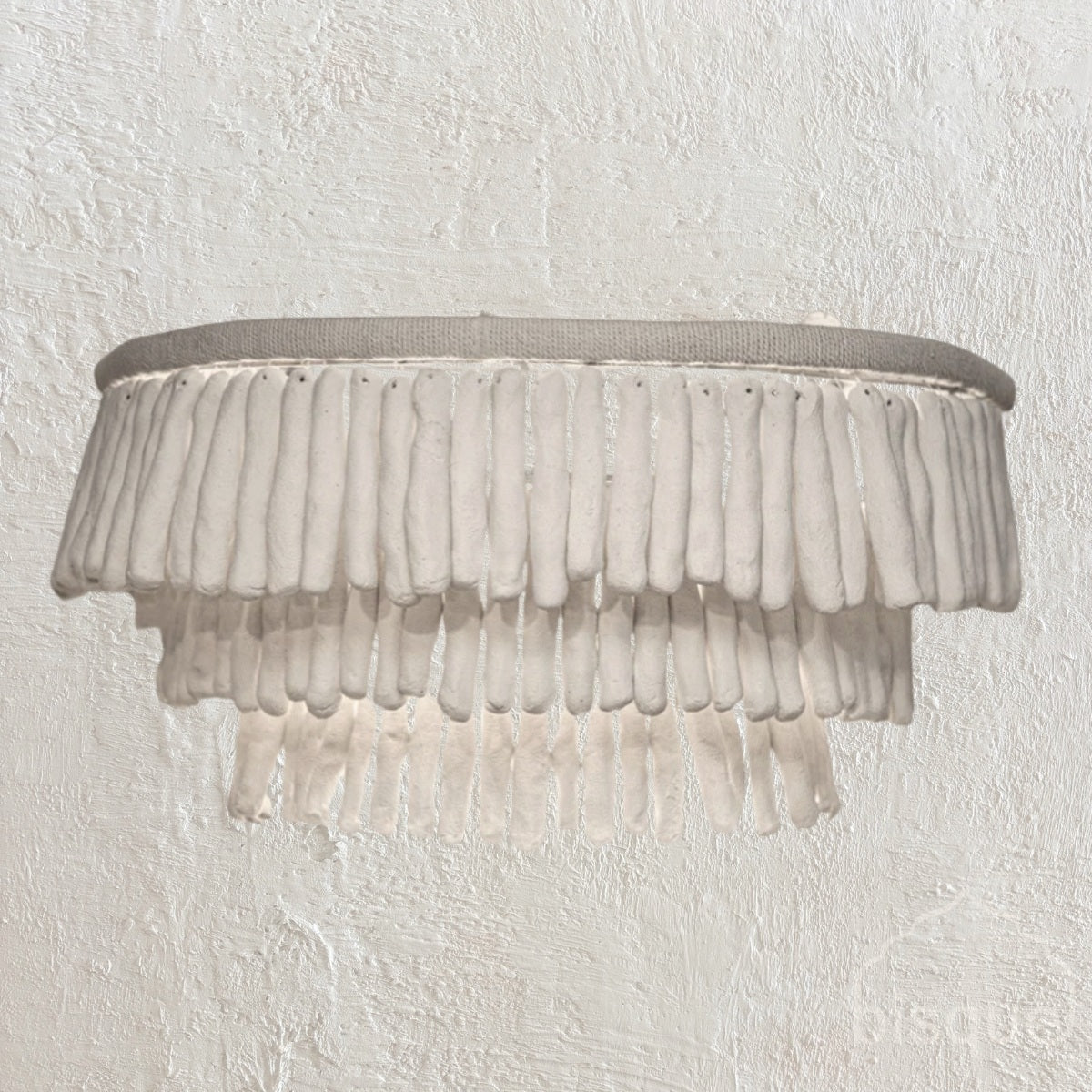 Desta : Clay Bauble Three Layer Wall Sconce.