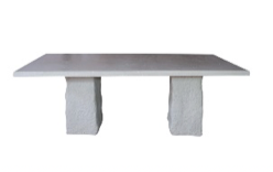 Adamo : 'stone' dining table 2.4m