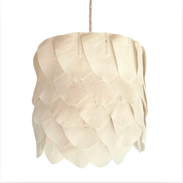 Claudine : Petal Drum Pendant, Small