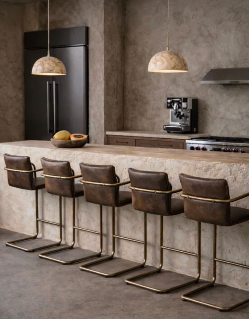 Shumba : Onyx polished pendant lamp