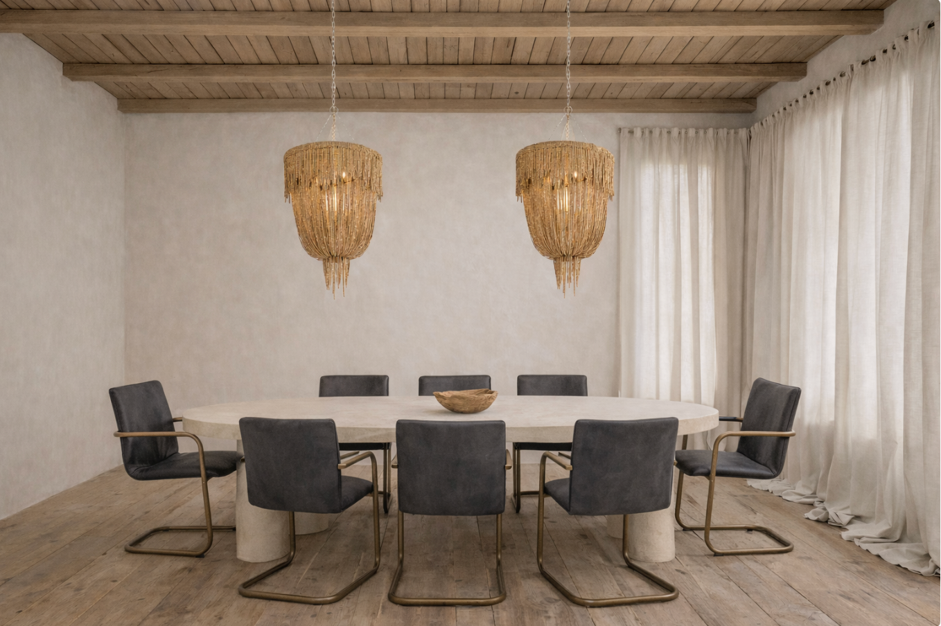 Kofi : Coconut Bead Pendant.