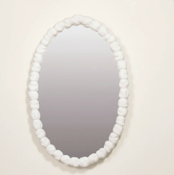 Panach : Oval resin mirror.