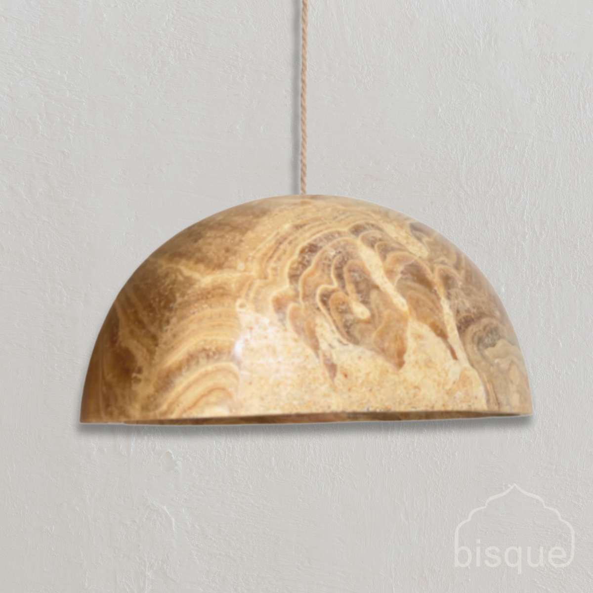 Shumba : Onyx polished pendant lamp