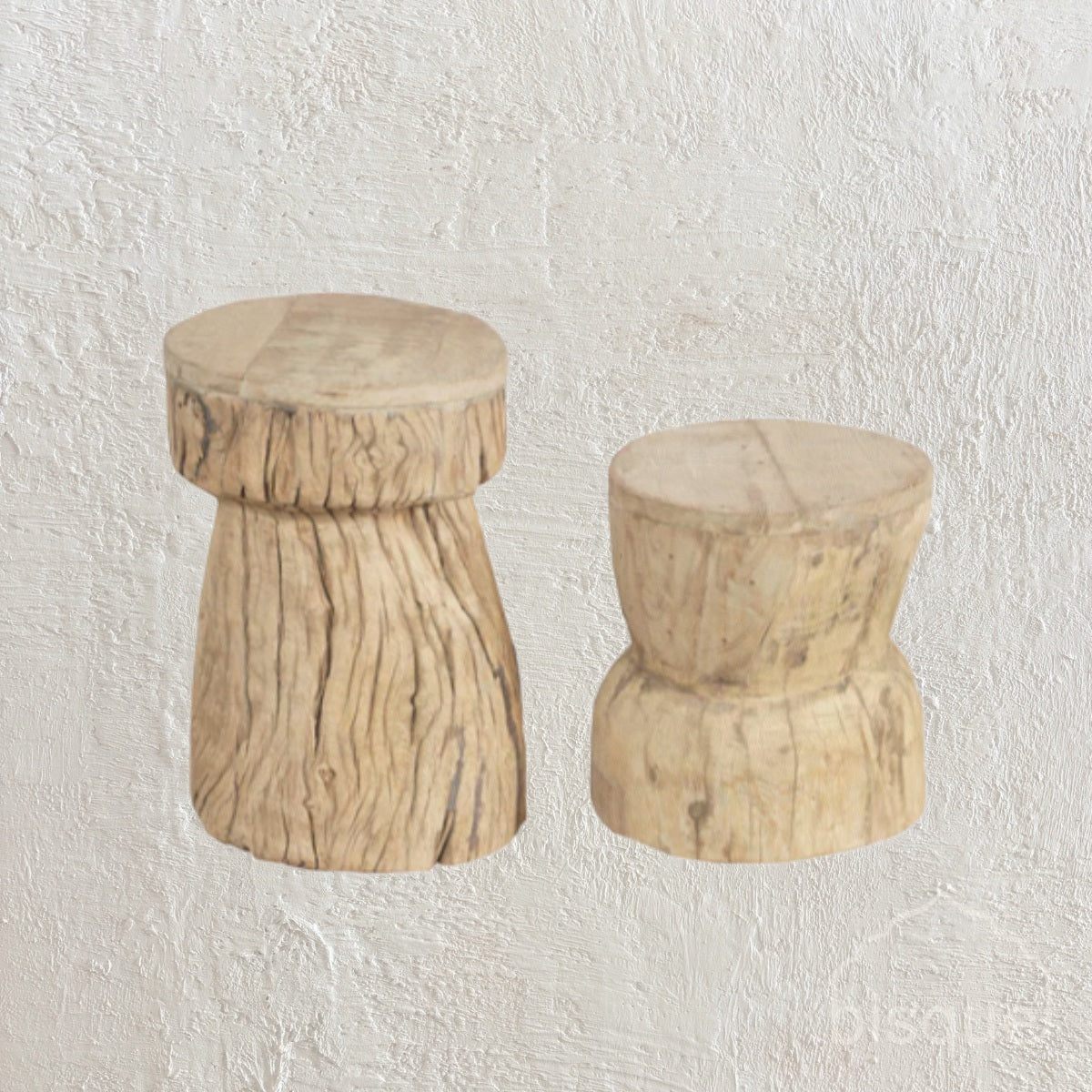 Wooden Ukhal Bleach/F