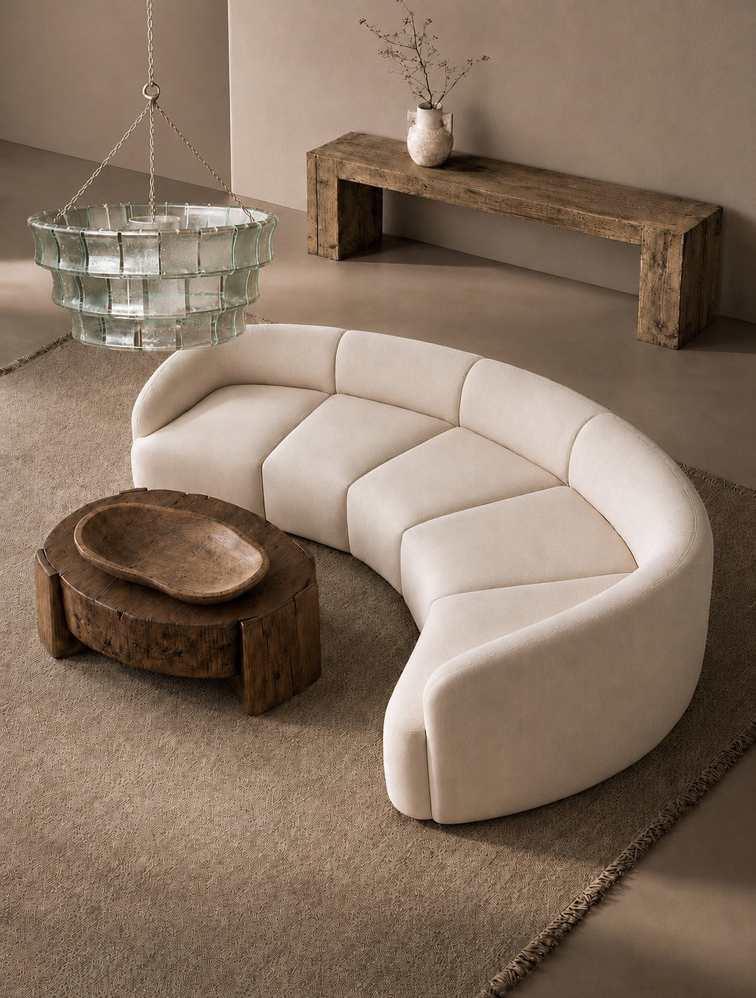 Sofa : Luca : Modular Curve Lounge | Off White