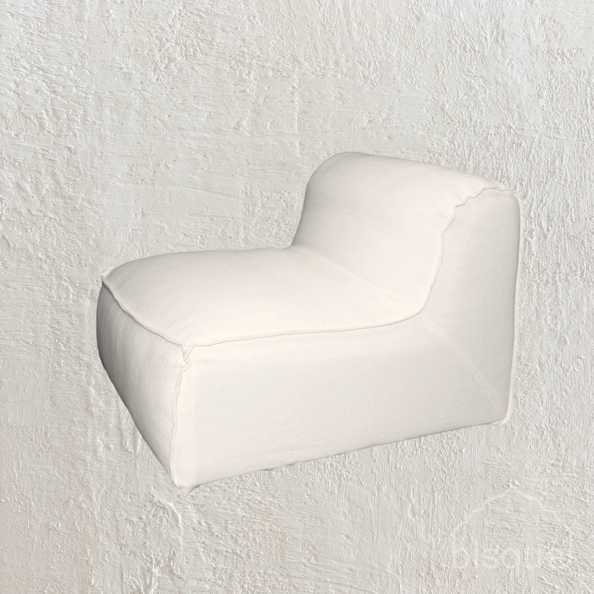 'Lorenzo' Single Seater Sofa, White